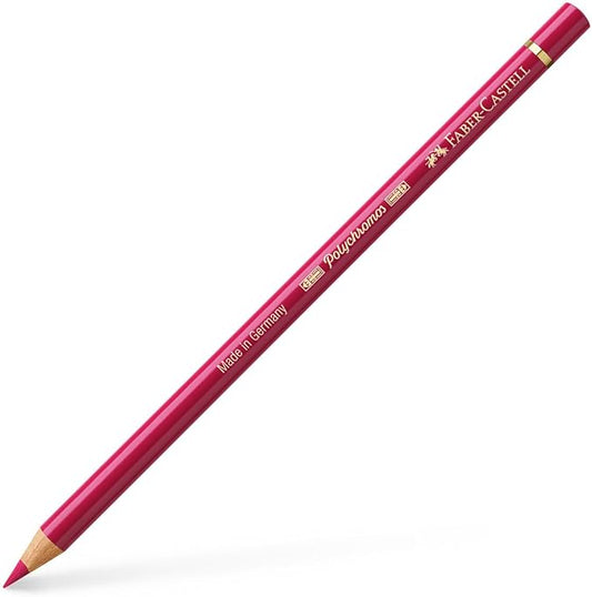 Faber-Castell Polychromos Artists' Single Pencil - Colour 127 Pink Carmine