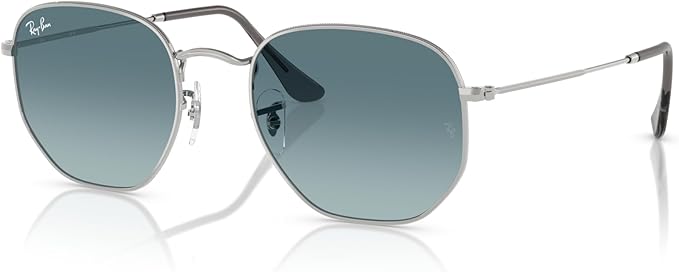 Ray-Ban unisex-adult Rb3548n Hexagonal Flat Lens Hexagonal Sunglasses