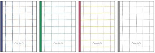 KOKUYO Composition Graph Notebook 4 Pack, A5 Campus 5x5 Grid Notebooks, 40 Perforated Sheets Notebook for School, Comp Book for Journal Planner Drawing Perfect for Women Study Note Taking