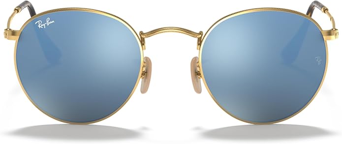 Ray-Ban Unisex Rb3447n Round Flat Lens Round Sunglasses