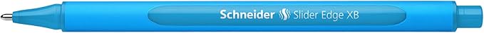 Schneider Slider Edge XB Ballpoint Pen, Box of 10, Light Blue (152210)