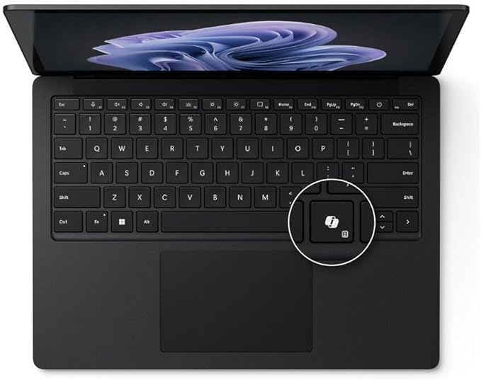 Microsoft Surface Laptop 6 13.5" Touchscreen Notebook - Intel Core Ultra 7 165H - 16 GB - 512 GB SSD - English Keyboard - Black (Renewed)