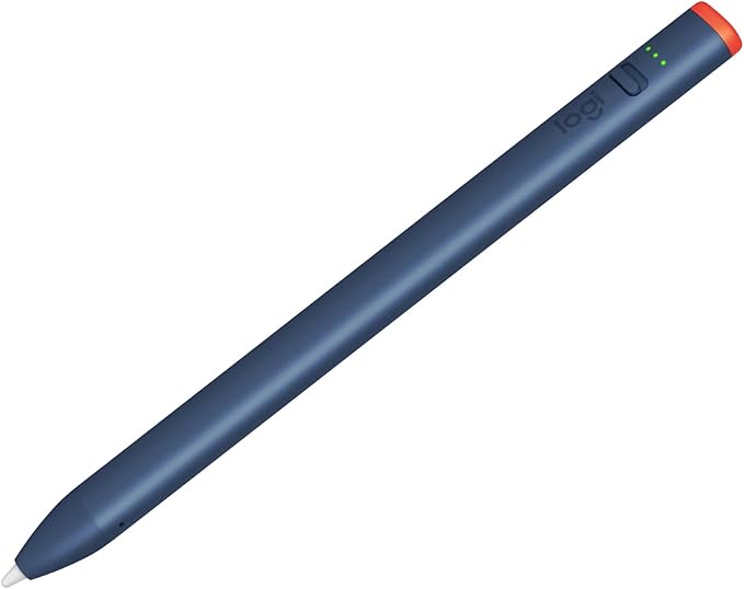 Logitech Crayon Digital Pencil for iPad (iPad Models with USB-C Ports) Featuring Apple Pencil Technology, Anti-Roll Design, and Dynamic Smart Tip (Renewed)