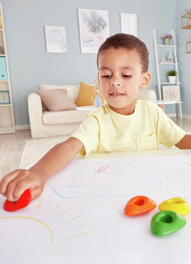 Hape Toys Easy-grip Crayons, gift for kids