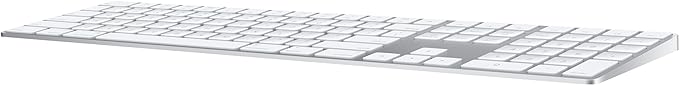 Apple Magic Keyboard with Numeric Keypad: Wireless, Bluetooth, Rechargeable. Works with Mac, iPad, or iPhone; Portuguese - White