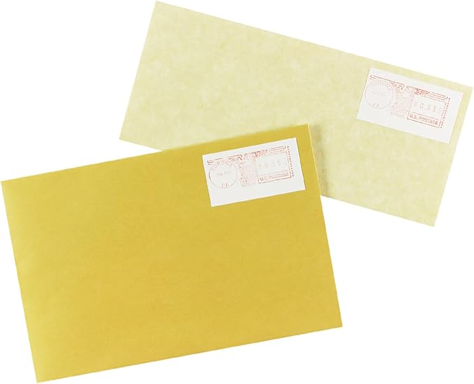 Avery Postage Meter Labels for Personal Post Office, 1.5" x 2.75", White, 160 Mail Meter Labels (05288)