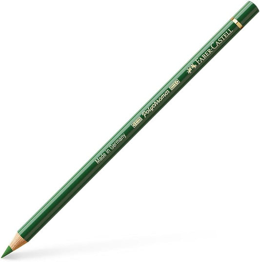 Faber-Castell Polychromos Artists' Single Pencil - Colour 167 Permanent Green Olive
