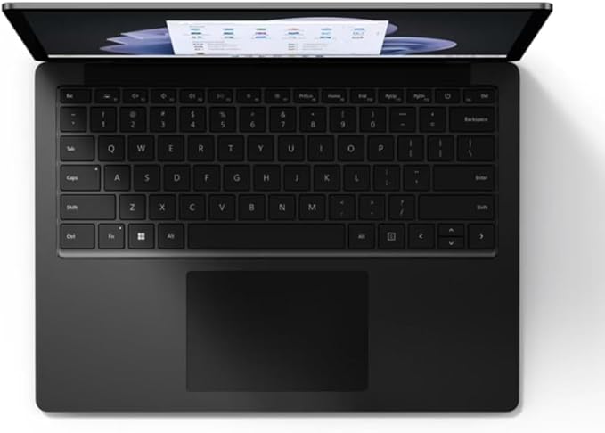 Microsoft Surface Laptop 5, 13.5" Pixelsense Touchsreen, 12th Gen Intel i5, 8GB RAM Memory, 256GB SSD, Windows 11 Pro Black (Renewed)