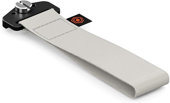 Tilta 1/4”-20 Mounting Strap for Boulder Camera Cart | Universal Threaded Accessory Strap Loop | Secure Cable, Tool, or Bag Attachment | Durable Reinforced Woven Material | On-Set Organizer - Gray