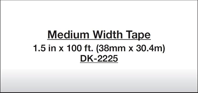 Brother Printer Continuous Length White Paper Tape (DK2225)