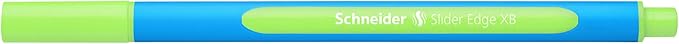 Schneider Slider Edge XB Ballpoint Pen, Box of 10, Light Green (152211)