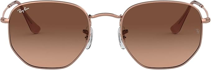 Ray-Ban unisex-adult Rb3548n Hexagonal Flat Lens Hexagonal Sunglasses