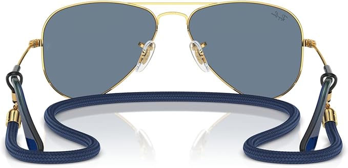 Ray-Ban Junior Kids' Rj9506s Metal Aviator Sunglasses