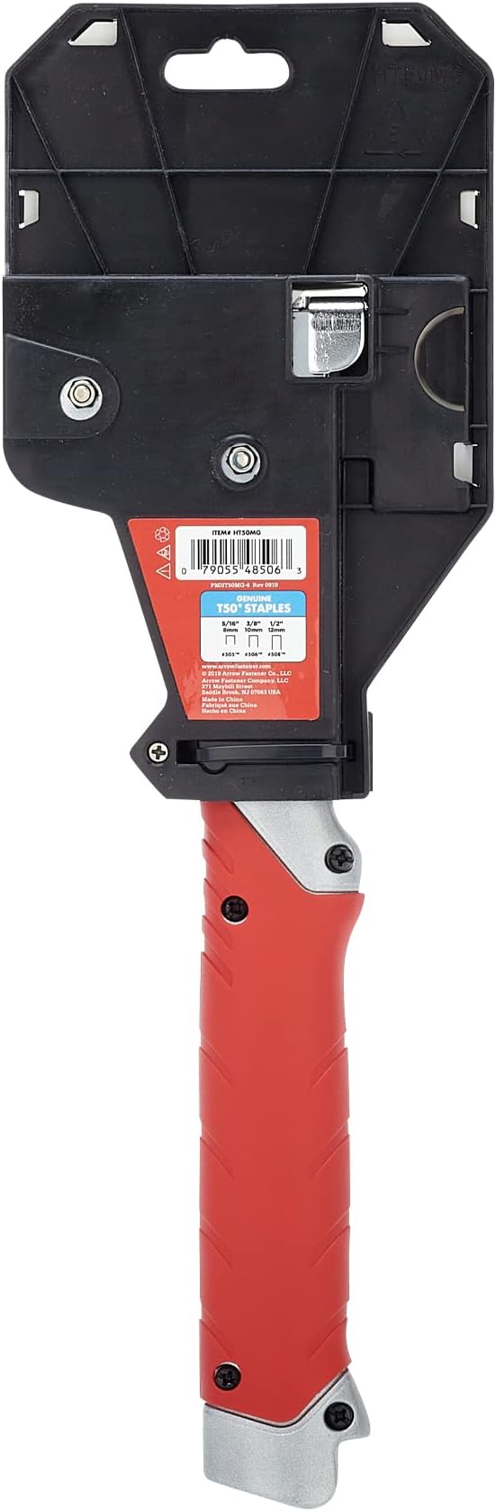 Arrow HT50MG Heavy Duty Magnesium Hammer Tacker Kit for Insulation, Housewrap, Roofing Underlayment and Flooring