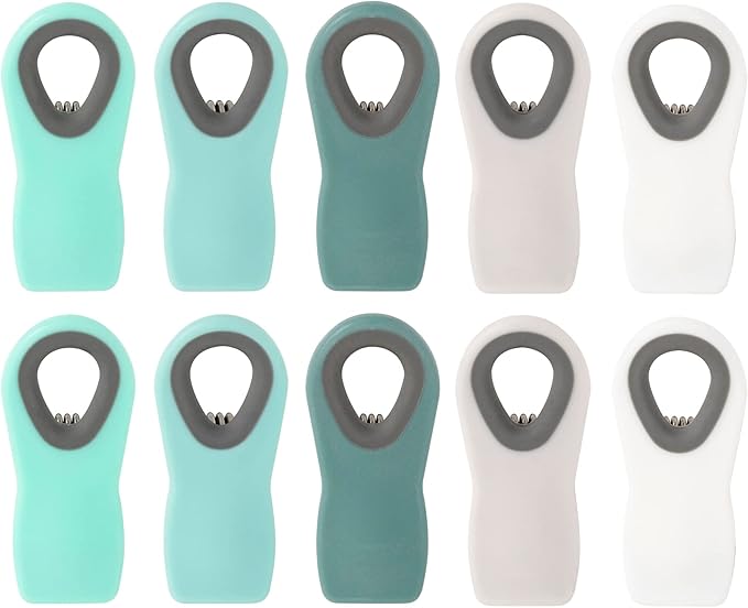 Magnetic Clips - Chip & Food Bag Clips (10pcs Green)