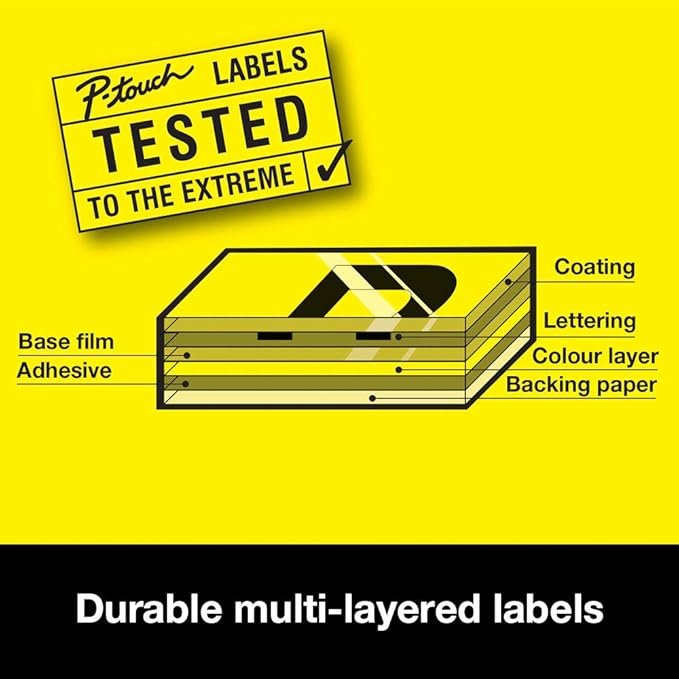 BRTTZES211 - Brother TZe Extra-Strength Adhesive Laminated Labeling Tape