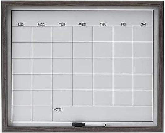 Mikasa Office Boards with Gray Border, Cork, White Board and Calendar White Board, 16.93x1.57x21.06 Inch, Set of 3