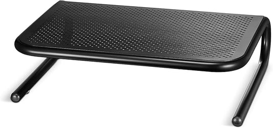 Staples Standard Steel Monitor Stand Black