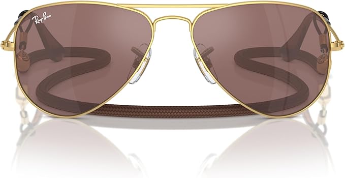 Ray-Ban Junior Kids' Rj9506s Metal Aviator Sunglasses