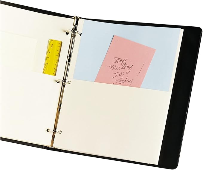 Avery Untabbed Double Pocket Dividers for 3 Ring Binders, Manila, Pack of 5 Dividers (03075)