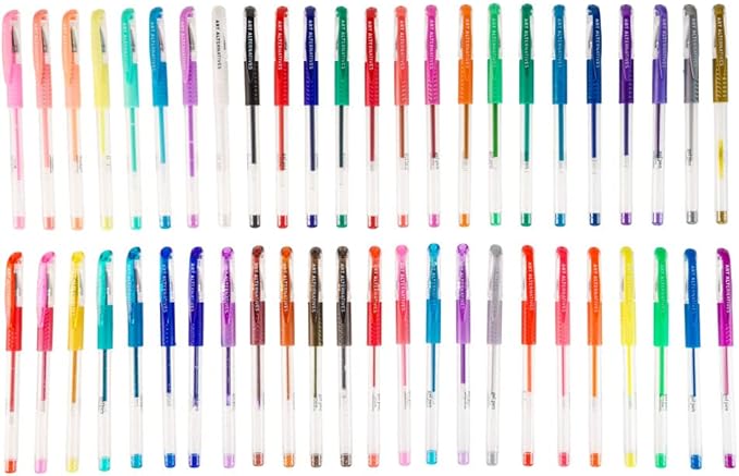 Art Alternatives Gel Pen Set, 48-Pens