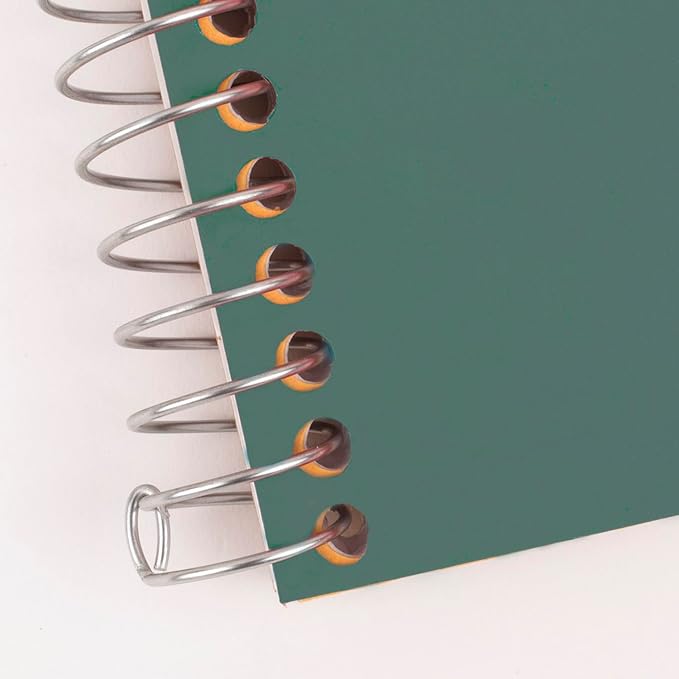 Five Star Personal Spiral Notebook, 1 Subject, College Ruled Paper, 7" x 4-3/8", Small Size, 100 Sheets, Seaglass Green (450022CH1)