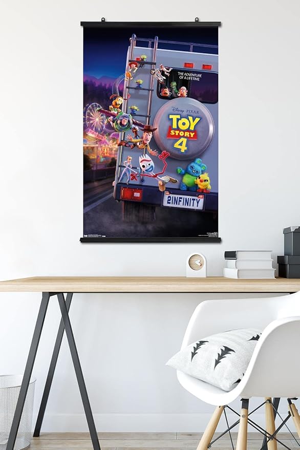 Trends International Disney Pixar Toy Story 4 - Final One Sheet Wall Poster, 22.375" x 34", Premium Poster & Clip Bundle