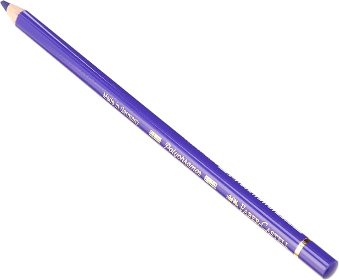 Faber-Castell Polychromos Artists' Single Pencil - Colour 137 Blue Violet