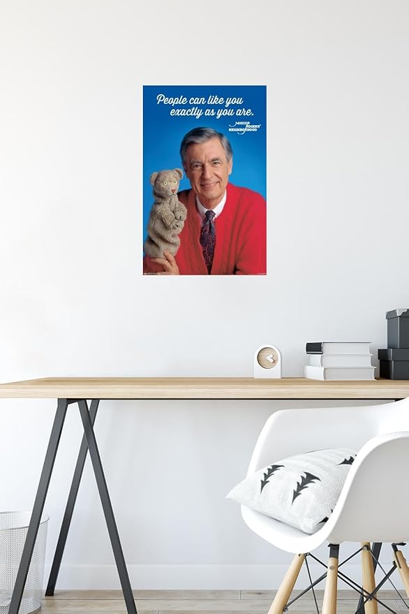 Trends International Mister Rogers - As You Are Wall Poster, 14.725" x 22.375", Premium Unframed Version