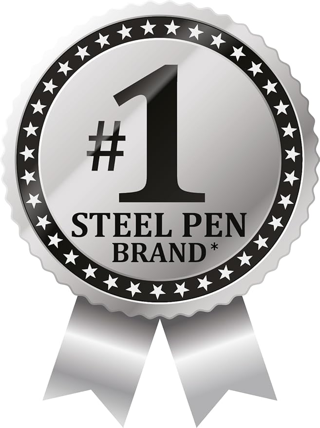 Zebra Pen F-301 Compact Ballpoint Stainless Steel Fine Point 0.7mm Ballpoint 1-Pack – Easy-Glide Ink, Non-Slip Grip, Metal Clip, Refillable with F-Refill, Professional Design (27114)
