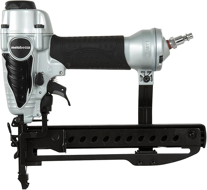 Metabo HPT Narrow Crown Stapler, Pro-Preferred Pneumatic Power Nailers, Finish Stapler for Furniture & Cabinetry, Lightweight Trim Tool, Ergonomic Design, 18 Gauge, 1/2″ to 1-1/2″ Staples, N3804AB3