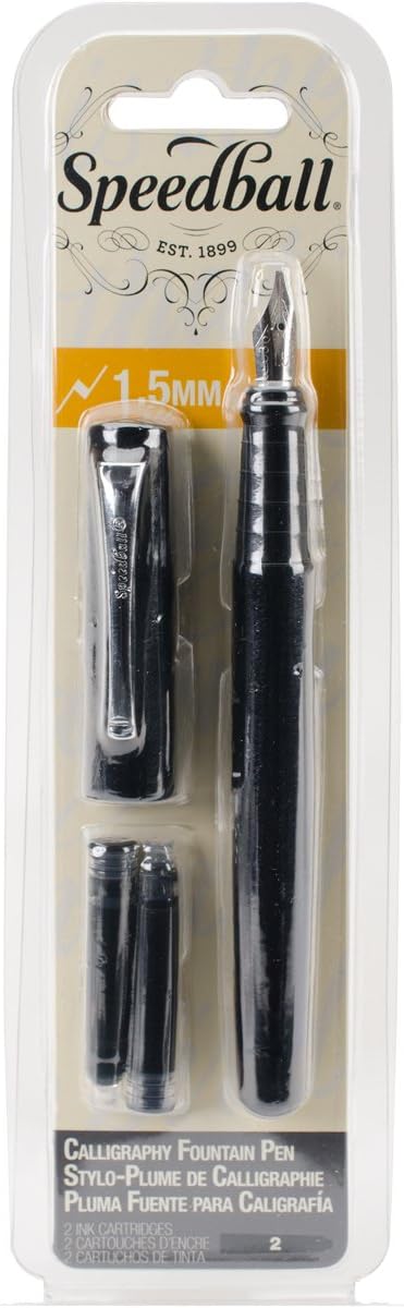 Speedball Art Products 002901 Calligraphy Fountain Pen 1.5mm
