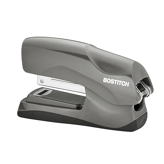 Bostitch Office Heavy Duty 40 Sheet Stapler with 1250 Staples & Claw Remover, Small Stapler Size, Fits into The Palm of Your Hand, Value Pack, Gray (B175-GRAY-VP)