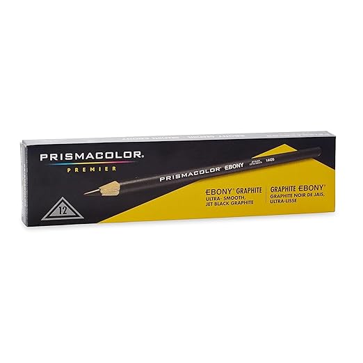 Prismacolor, SAN14420, Ebony Sketching Pencil, 12 / Dozen