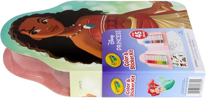 Crayola Disney Princess Color & Activity Set, 20 Princess Coloring & Stickers - 040769