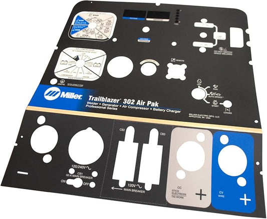 Miller 255585 Nameplate, Miller Trailblazer 302 Air Pak w/