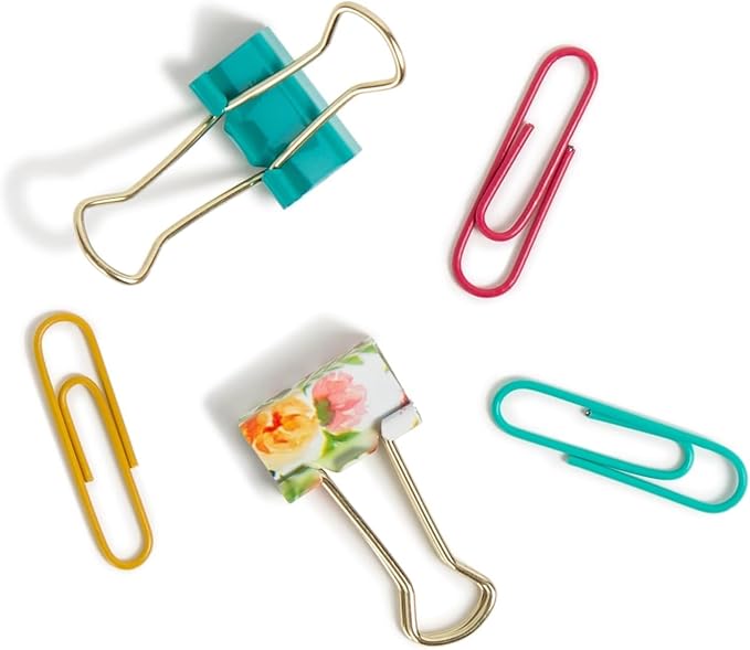 U Brands Office Accessory Kit, Office Supplies (Painted Florals)