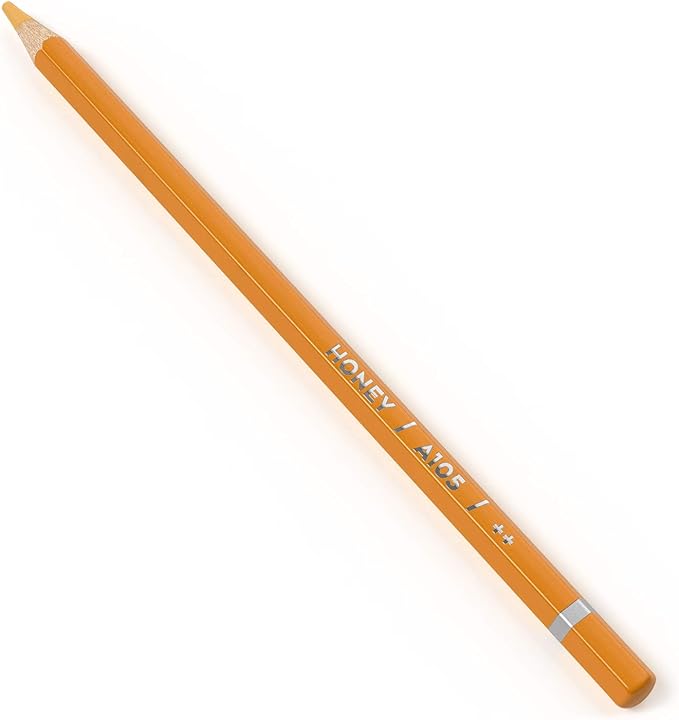 Arteza Professional Watercolor Pencils, Pack of 3, A105 Honey, Water-Soluble Pencils for Coloring, Blending, Layering & Watercolor Techniques
