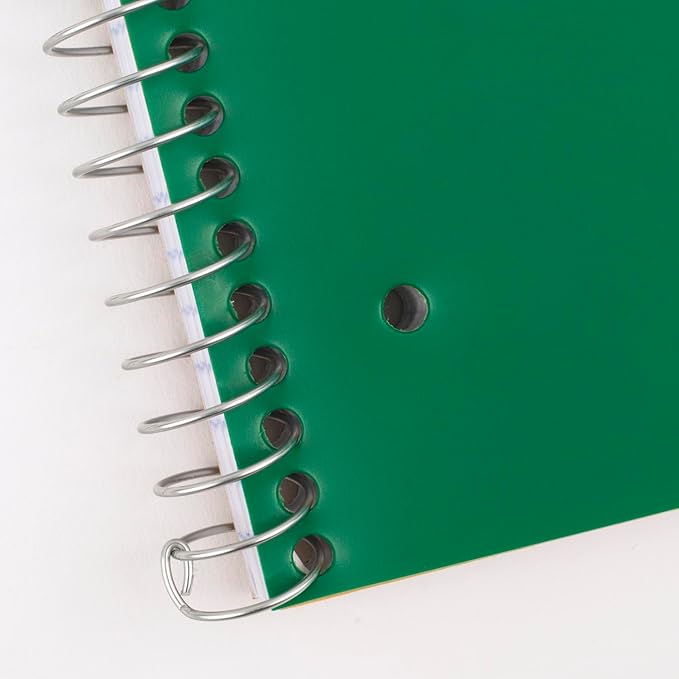 Five Star Spiral Notebook, 5 Subject, Wide Ruled Paper, Fights Ink Bleed, Water Resistant Cover, 8" x 10-1/2", 200 Sheets, Color Will Vary (05206)