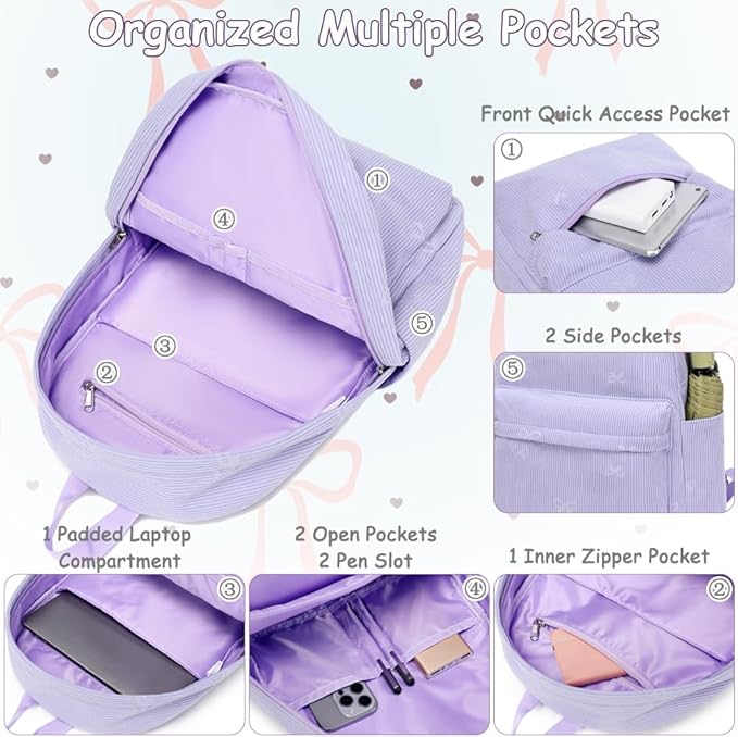 Meisohua School Backpack for Teens Girls Boys Backpack for Elementary Middle School Bookbag for Kids Backpack Lunch Bag Set