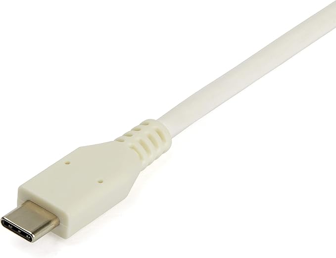 StarTech.com USB C to Gigabit Ethernet Adapter w/USB A Port - White 1Gbps NIC USB 3.0/USB 3.1 Type C Network Adapter - 1GbE USB-C RJ45/LAN TB3 Compatible Windows MacBook Pro Chromebook (US1GC301AUW)