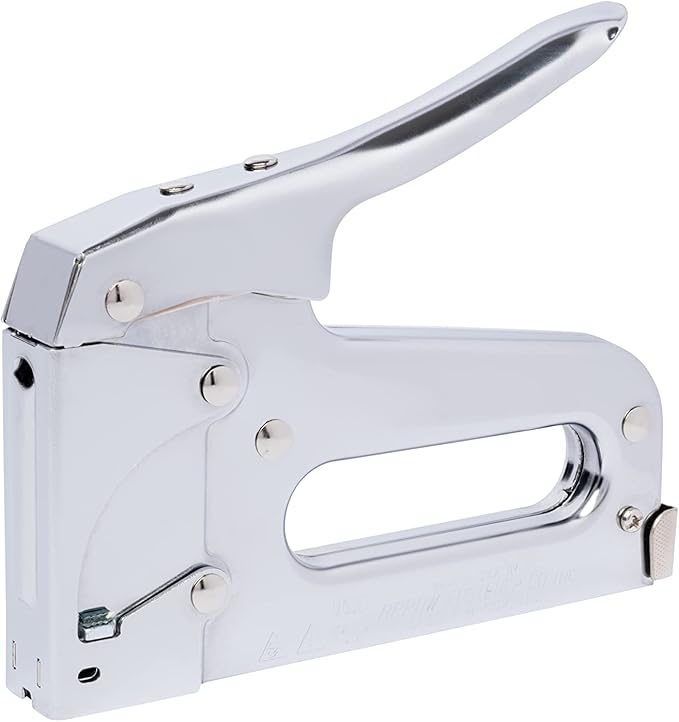 Arrow T50 Heavy Duty Staple Gun for Upholstery,Wood,Crafts,DIY and Professional Uses,Manual Stapler Uses 1/4”,5/16”,3/8",1/2",or 9/16” Staples,(Pack of 4)