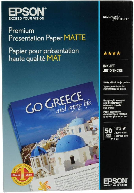 Epson S041263 13x19" Heavyweight Matte Paper