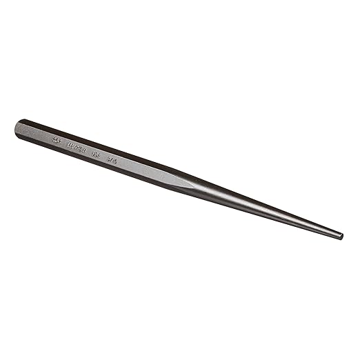 Mayhew Tools 72012 Line-Up Punch, 3/16", Shot Blast Finish