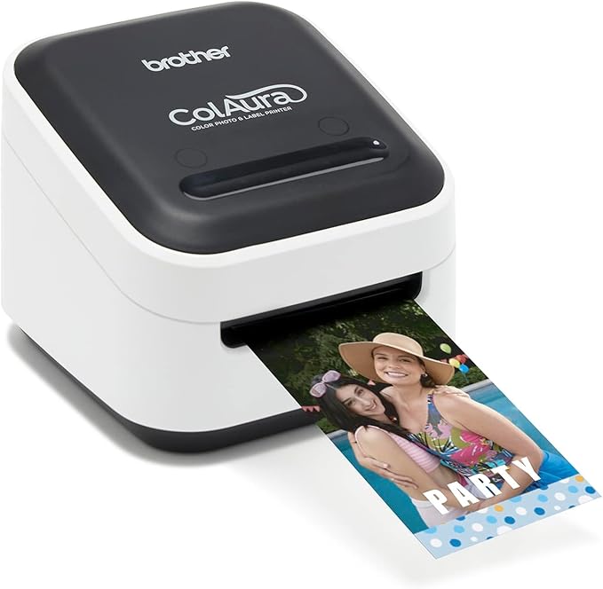 Brother ColAura Color Photo and Label Printer,White