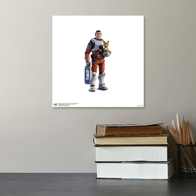 Trends International Gallery Pops Disney Pixar Lightyear - Buzz Lightyear and SOX Wall Art Wall Poster, 12" x 12", Unframed Version