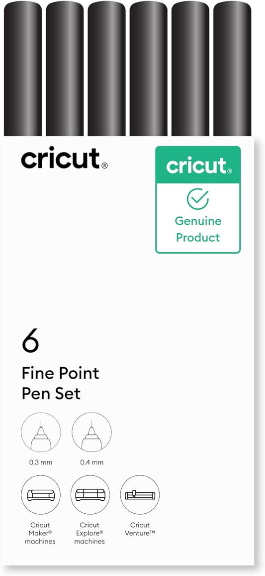 Cricut® Multi Pen Set, Black (6 ct)
