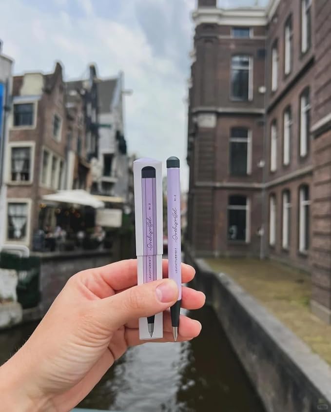 LEUCHTTURM1917 - Drehgriffel Mechanical Pencil - Refillable Writing Stylus with 0.7 mm HB Graphite Lead (Lilac)