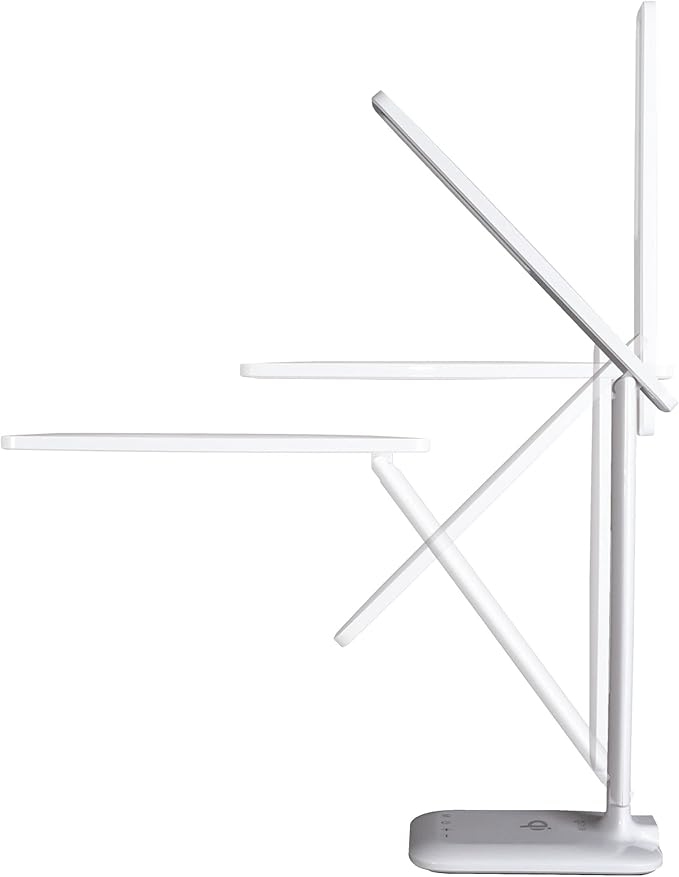 OttLite Slimline LED Desk Lamp – Touch Activated Controls, 3 Brightness Settings, ClearSun LED, Modern Design for Work, Office, or Dorm