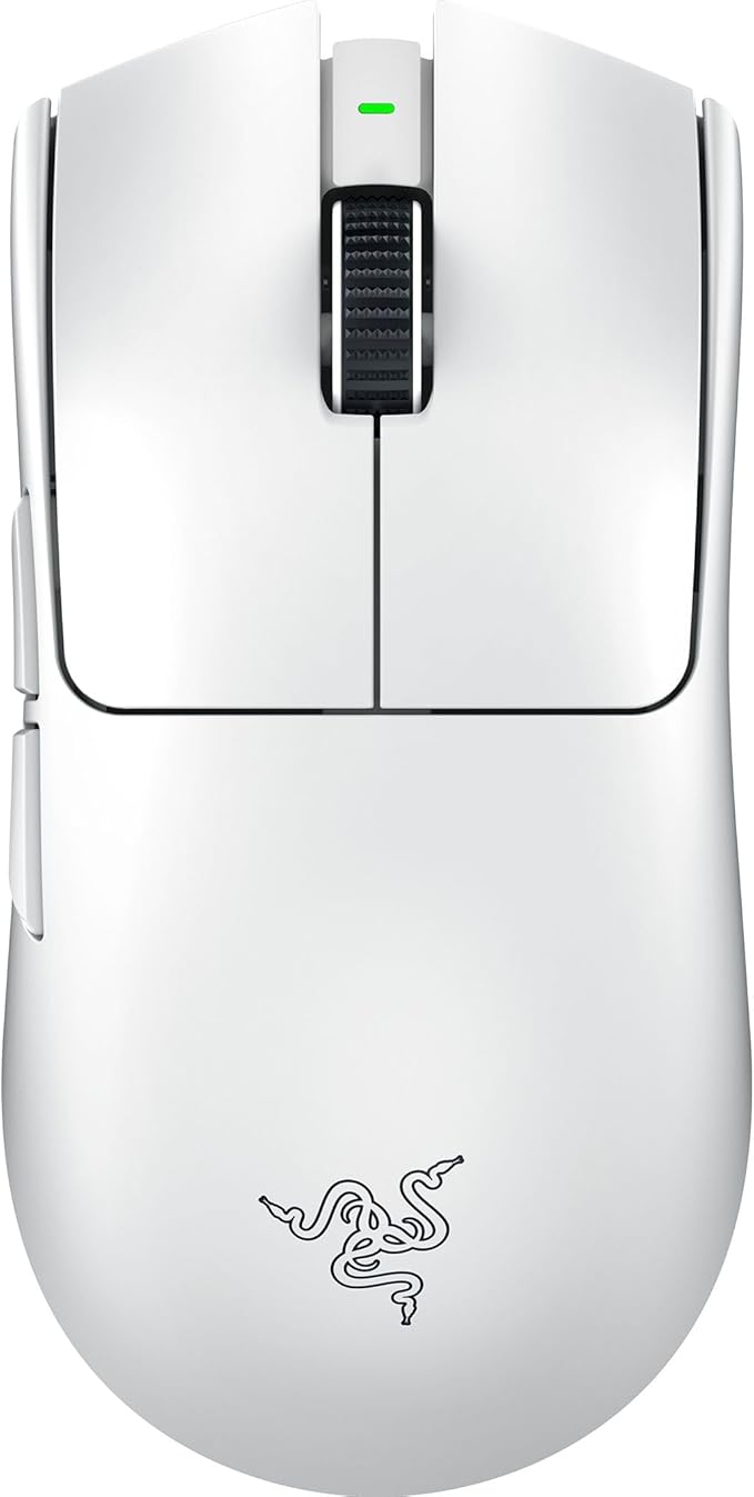 Razer Viper V3 Pro Wireless Esports Gaming Mouse: Symmetrical - 55g Lightweight - 8K Polling - 35K DPI Optical Sensor - Gen3 Optical Switches - 8 Programmable Buttons - 95 Hr Battery - White